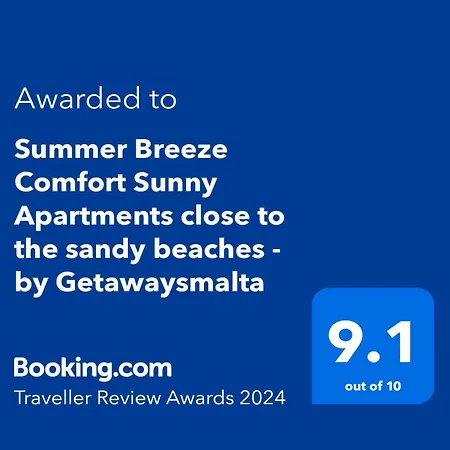 Summer Breeze Comfort Sunny Close To The Sandy Beaches - By Getawaysmalta Apartment Mellieha